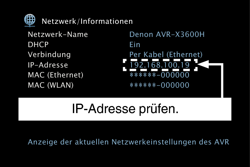 GUI NetworkInfo X36E3